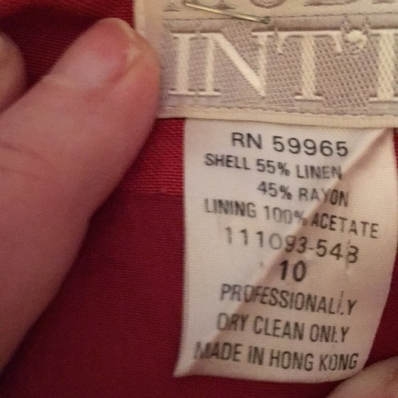 Suit With Long Jacket & Mini Skirt - Picture 4 of 4